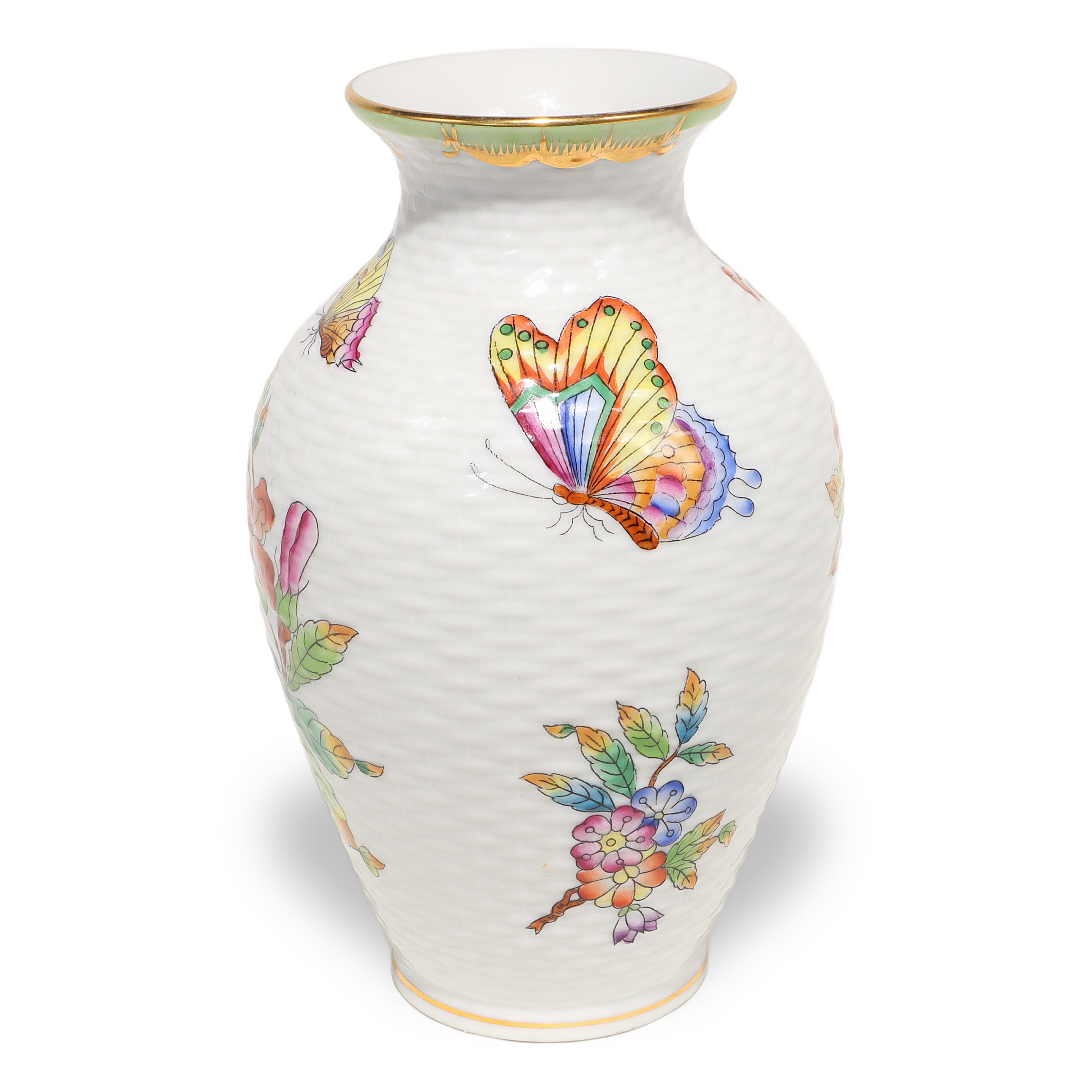 herend-queen-victoria-vase-braided-vintage-hand-painted-floral-vessel-gold-rim-13.jpg