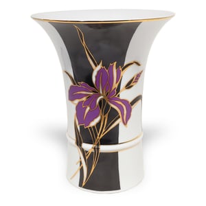 hollohaza-art-deco-flared-porcelain-vase-purple-iris-black-white-gilt-01.jpg