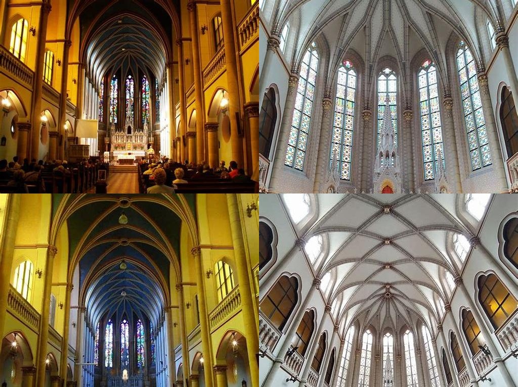 Örökimádás templom és rendház, késő eklektikus, neogótikus (Church and Monastery of Perpetual Adoration, late Eclectic, Neo-Gothic)