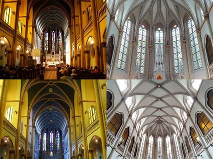 9425Örökimádás templom és rendház, késő eklektikus, neogótikus (Church and Monastery of Perpetual Adoration, late Eclectic, Neo-Gothic)