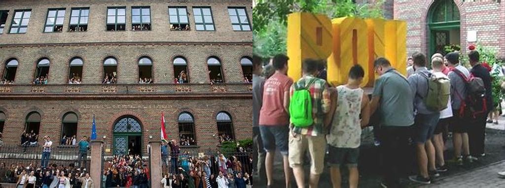 Közgazdasági Politechnikum, volt gyermekmenhely, eklektikus (Ecomonic Polytechnic, former children’s shelter, eclectic)