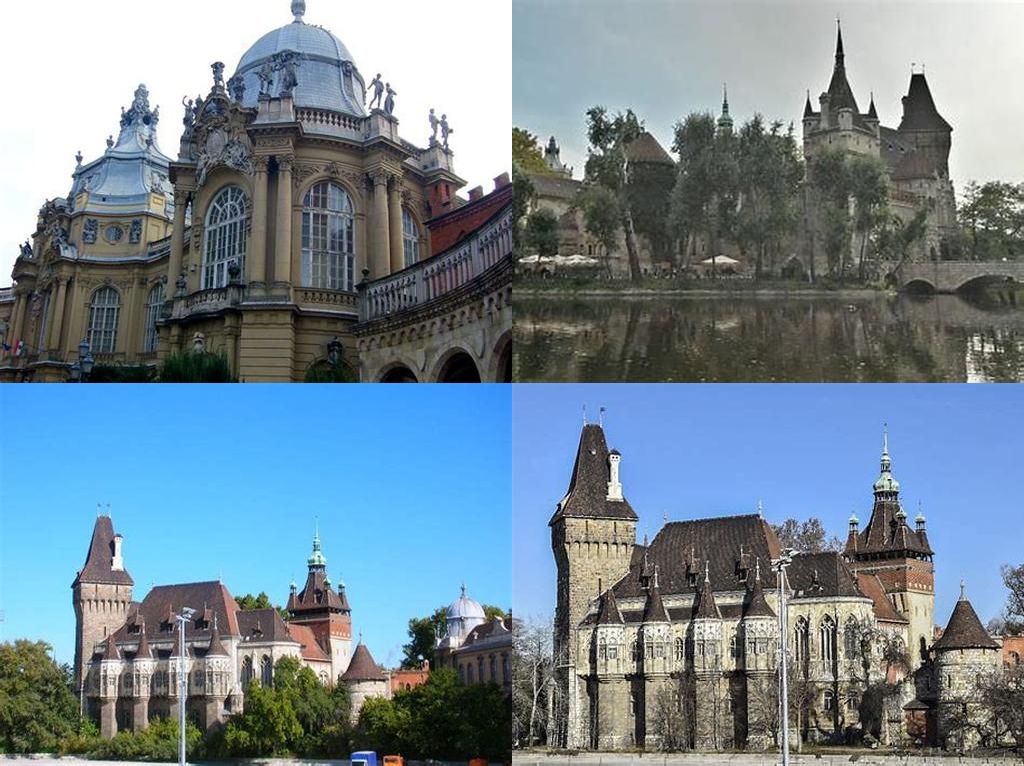 Vajdahunyad vára, Mezőgazdasági Múzeum, r.k. kápolna, történelmi épületcsoport (Vajdahunyad Castle, Museum of Agriculture, Roman Catholic Chapel, historical building complex)