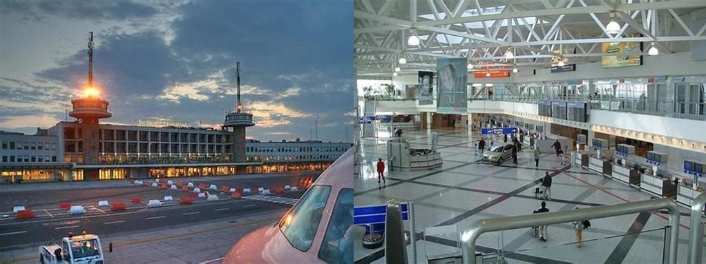 Budapest Liszt Ferenc nemzetközi repülőtér 1. terminál felvételi épülete (Budapest Liszt Ferenc International Airport Terminal 1 check-in building)