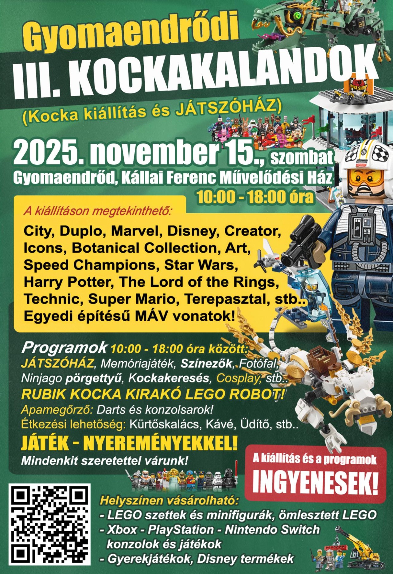 LEGO Mania Takes Over Gyomaendrőd (Gyomaendrőd) This November!