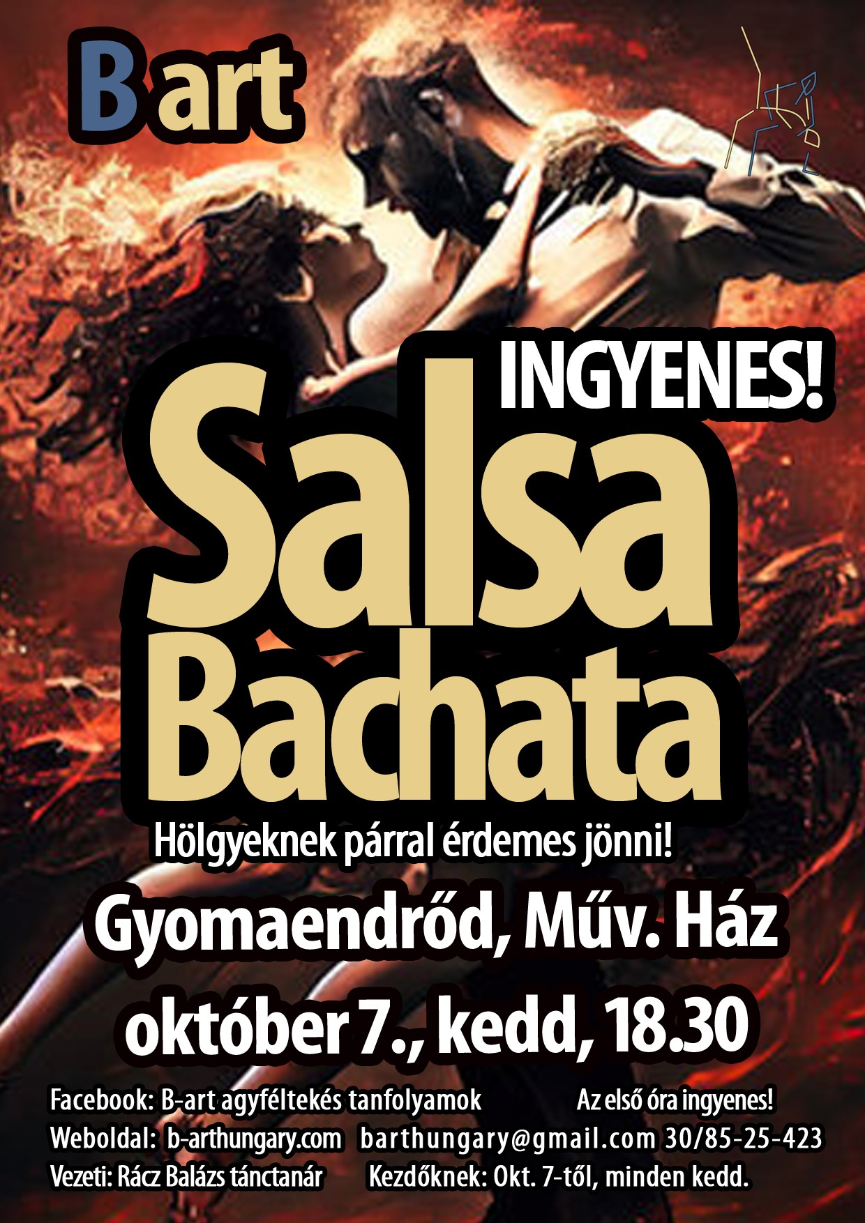 Free Salsa & Bachata Energy Invades Gyomaendrőd
