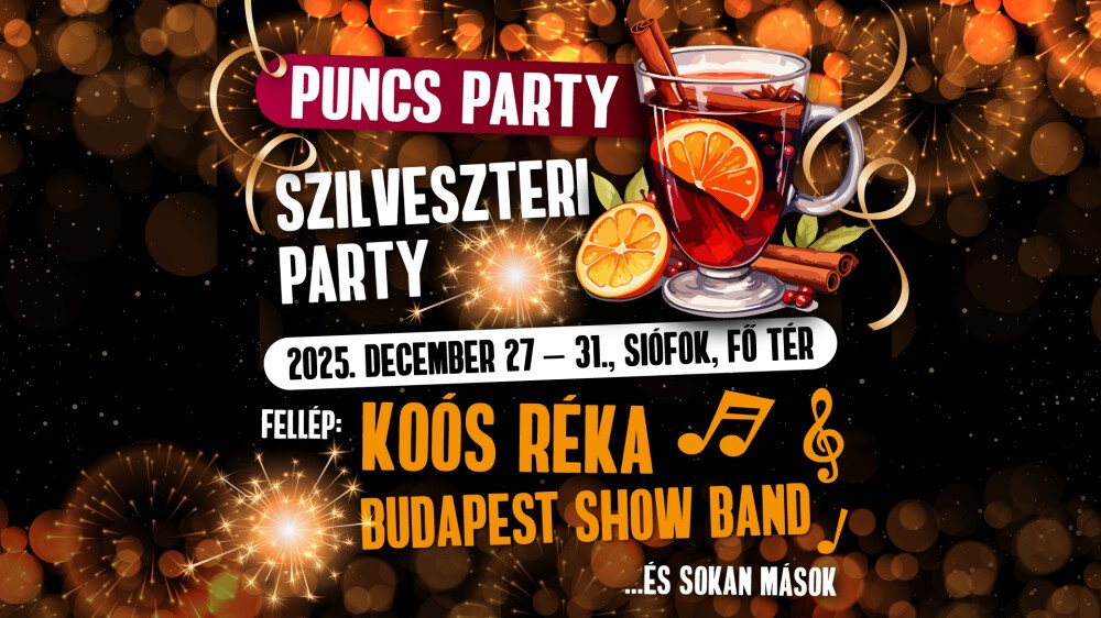 Siófok Rings In 2026 With Free Punch Party