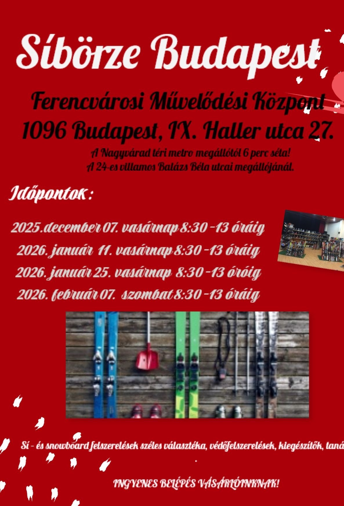 Budapest Ski Swap 2026: Gear, Tips, Nearby Stays