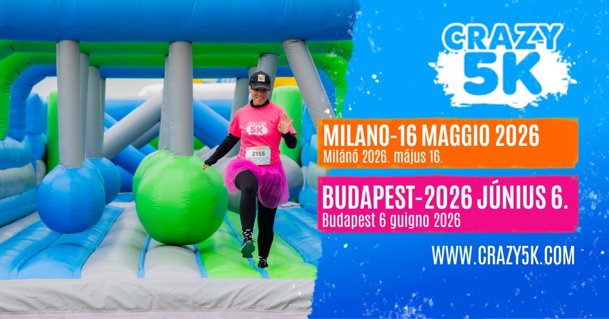 Budapest CRAZY5K Brings 5K Fun And 10 Wild Obstacles