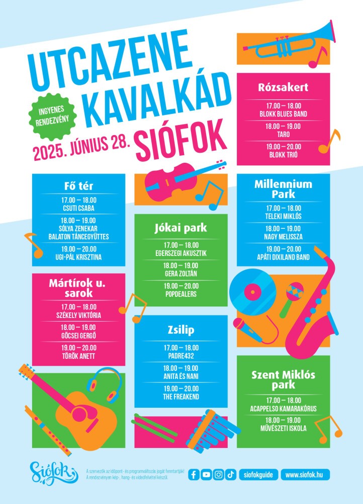 Siófok Streets Fill With Music On June 20