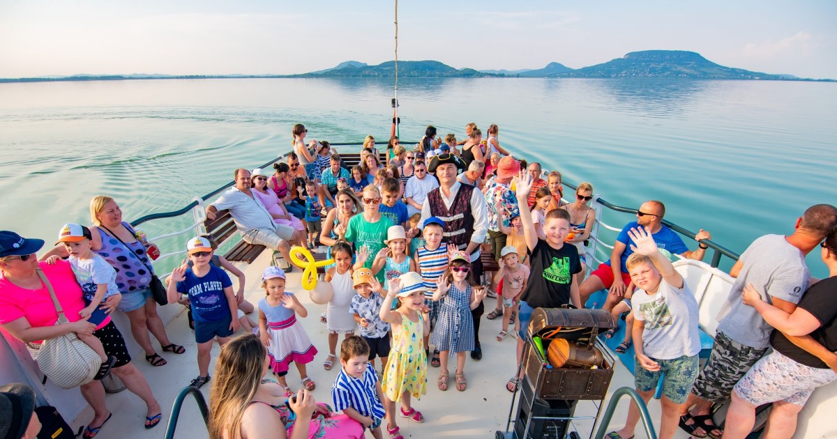 Kids’ Pirate Cruise Sets Sail In Balatonalmádi