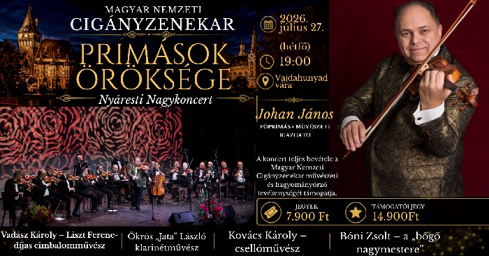 Budapest’s Summer Night: The Primás Legacy Concert