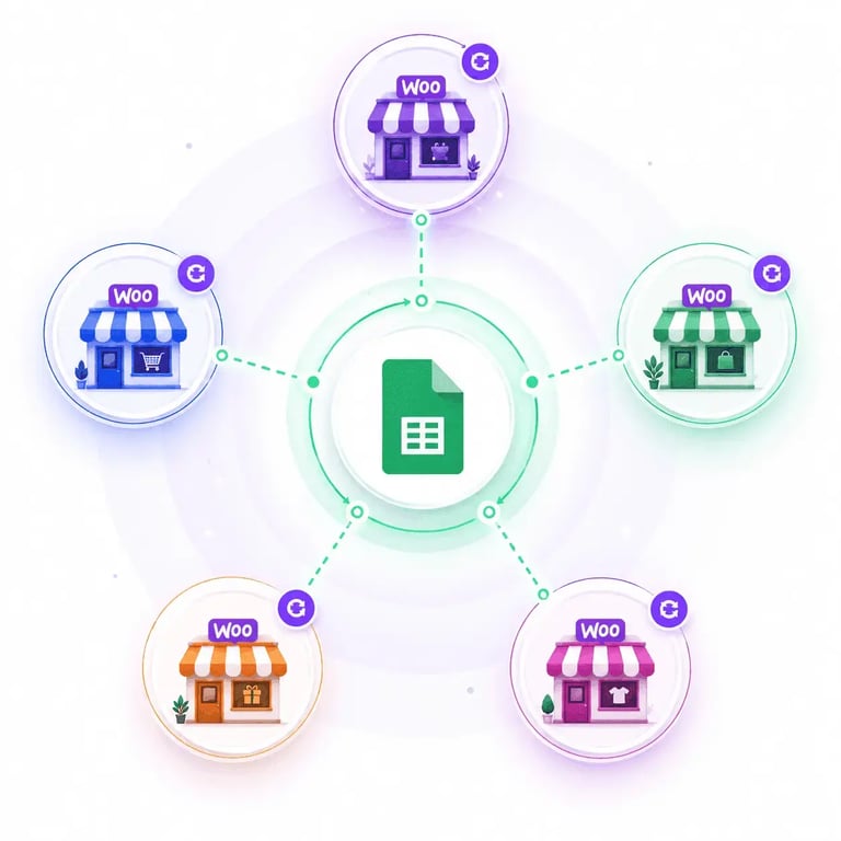 Multi-store management dashboard