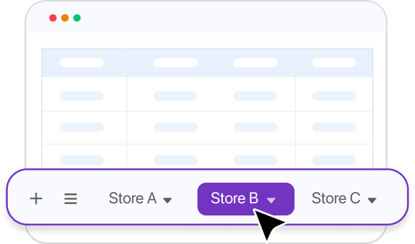 Per-Store Tabs