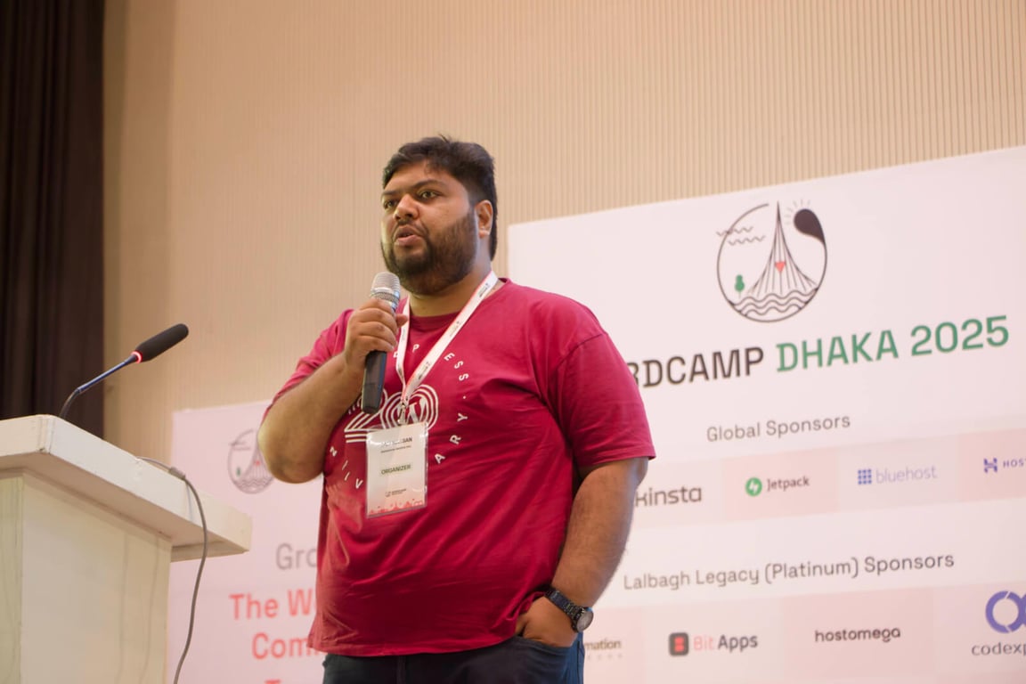 Saif Hassan speaking at a community event - 2