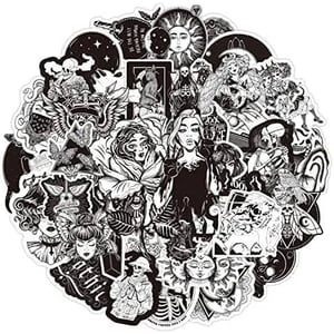100-Piece Gothic Sticker Pack for Phone Case and Laptop Decoration product image