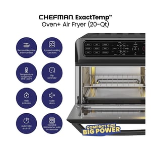 12-in-1 Countertop Air Fryer Oven Combo with Meat Thermometer product image