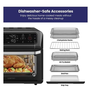 12-in-1 Countertop Air Fryer Oven Combo with Meat Thermometer product image