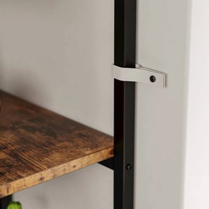 Industrial Wood and Metal 6-Shelf Bookcase product image