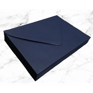 Navy A7 5x7 Pointed Flap Envelopes (25 Pack) for Invitations and Announcements product image
