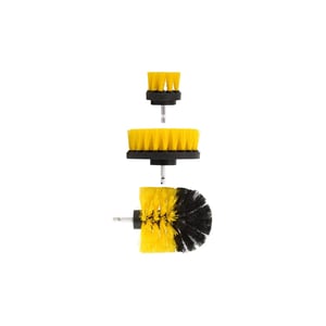 Drill Brush Attachment Set for Cleaning Kitchen, Bathroom, and Car Surfaces product image