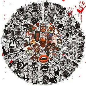 300-Piece Gothic Sticker Pack for Phones and Laptops product image