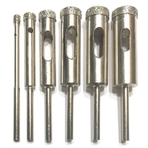 6-Piece Diamond Drill Bit Set for Glass and Tile product image