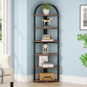 Space-Saving 6-Tier Corner Shelf with Stable Structure product image