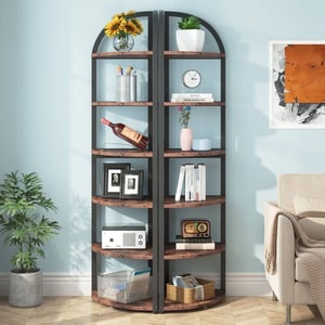 Space-Saving 6-Tier Corner Shelf with Stable Structure product image