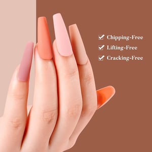 6pc Nude Nail Polish Set for Long-Lasting, Mirror Shine Manicure product image