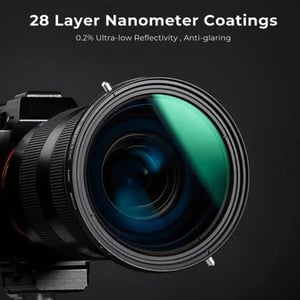 Variable ND2-ND32 & CPL Camera Lens Filter with Japanese AGC Glass product image