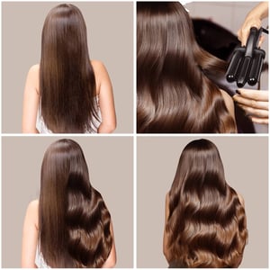 Effortless 3 Barrel Hair Crimper for Beautiful Waves product image