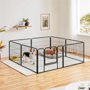 Sturdy 8-Panel Dog Playpen for Small Pets product image