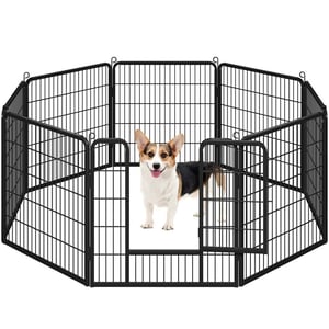 Large Metal Wire Dog Pen with 8 Detachable Panels for Small Pets product image