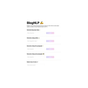 BlogNLP company image