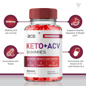 Ace Keto Apple Cider Vinegar Gummies for Weight Loss product image