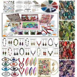Deluxe Adult Jewelry Making Kit for Creative Beading Projects product image
