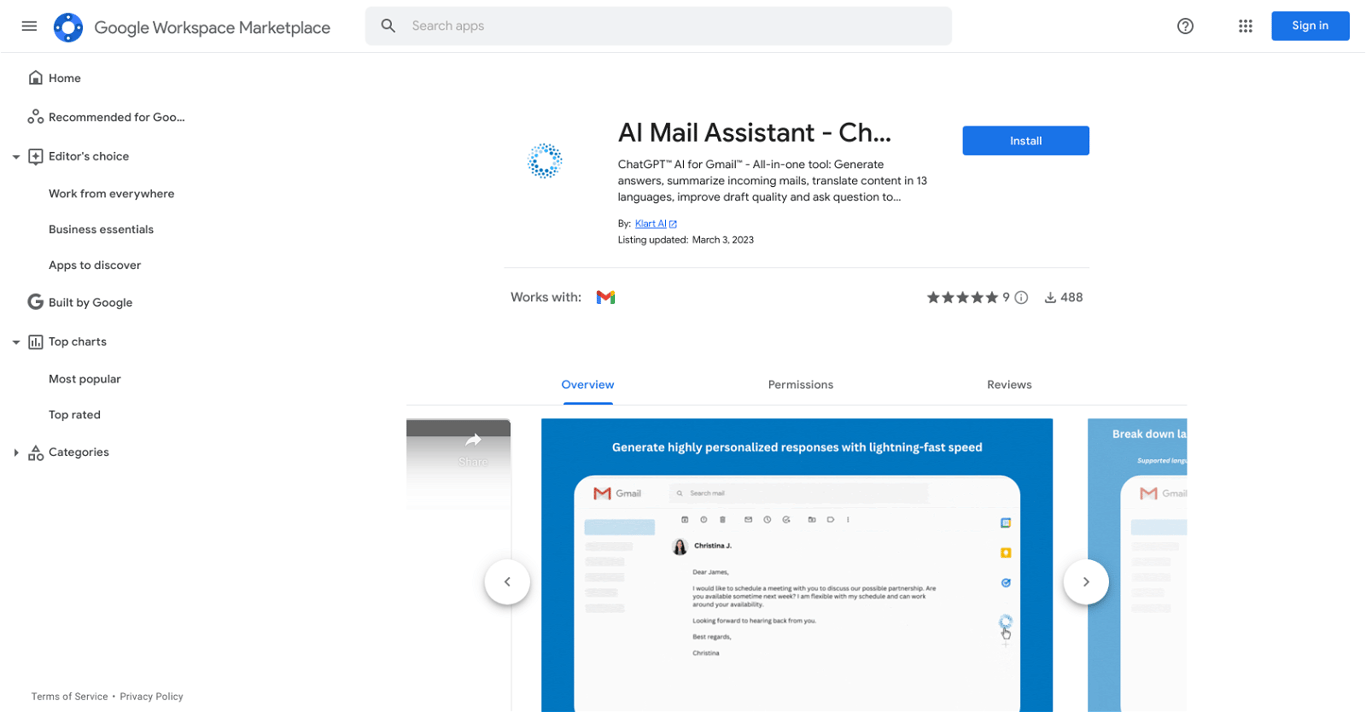 AI Mail Assistant company image