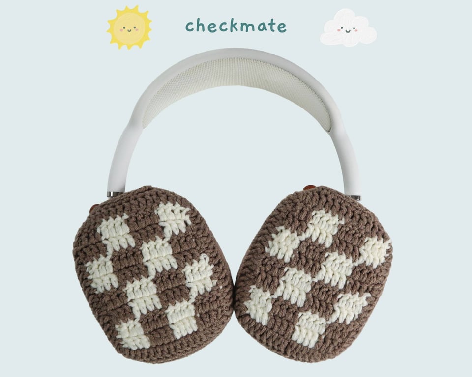 Handmade Crochet AirPods Max Case product image