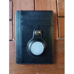 Slim Leather AirTag Wallet Card Holder product image
