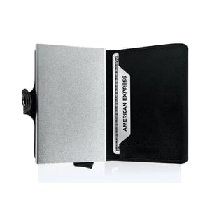 Premium Leather AirTag Wallet with RFID-Blocking and Internal Aluminum Casing product image