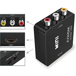 RCA to HDMI Converter for 1080p Video and Audio Output product image