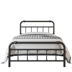 Sturdy Twin XL Bed Frame with Decorative Headboard and Anti-Sway Design product image