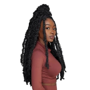 18" Synthetic Butterfly Locs for Natural-Looking Vacation Styling product image