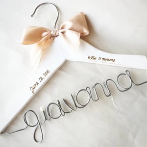 Customizable Baby Hanger with Embroidery Options product image