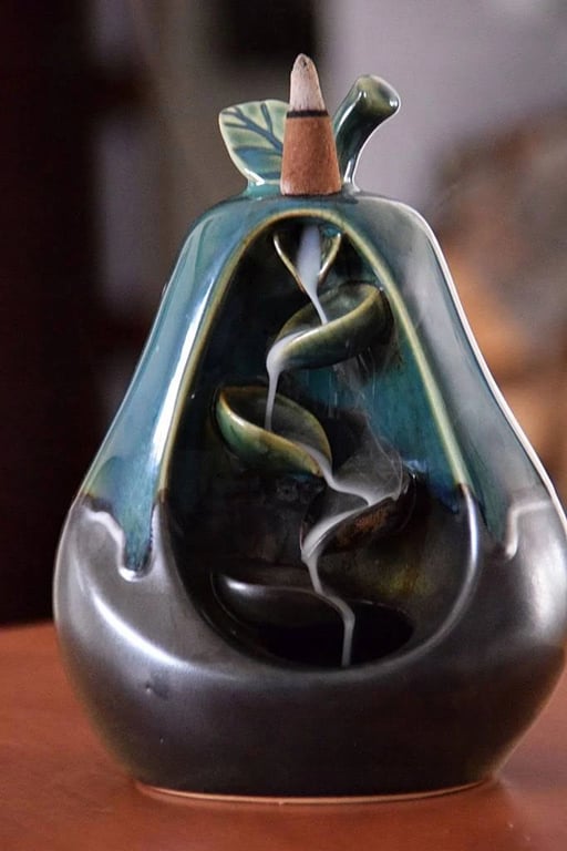 Unique Backflow Incense Burner for Apple-like Aroma Experience product image