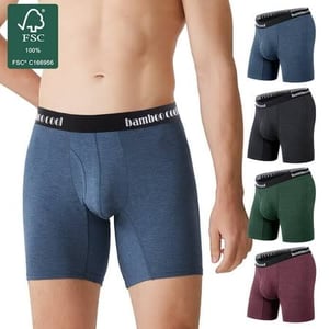 Moisture-Wicking Bamboo Boxer Briefs for Men product image