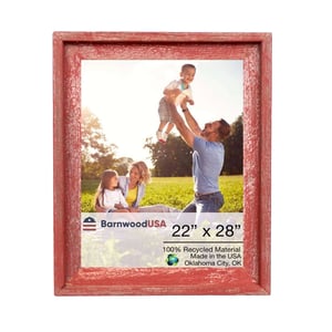 18" x 24" Rustic Wood Picture Frame with Easel Back product image