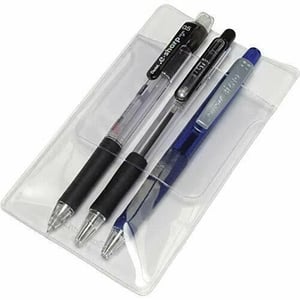 Clear Plastic Pocket Protector for Pen Leak Prevention product image