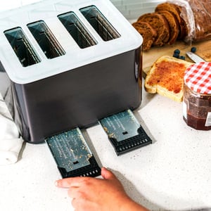 Digital Touchscreen 4-Slice Toaster with Extra Wide Slots and Advanced Features product image