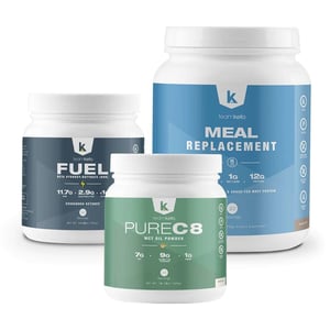 Team Keto Bundle: Exogenous Ketones, C8 MCT Oil Powder, and Keto Meal Replacement product image
